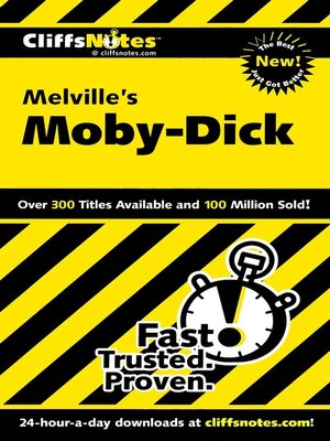 cover image of CliffsNotes on Melville's Moby-Dick